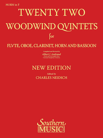 22 Woodwind Quintets – New Edition