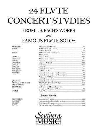 24 Flute Concert Studies