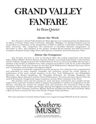 Grand Valley Fanfare
