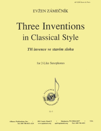 Three Inventions in Classical Style