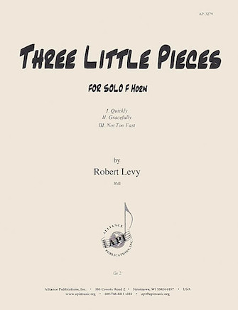 Three Little Pieces – Solo F Horn