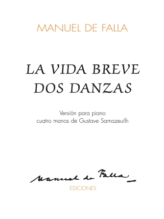 La Vida Breve Dos Danzas