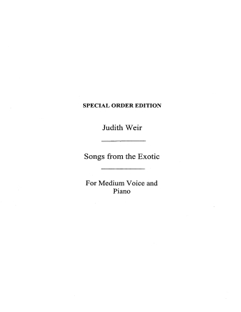 Songs From The Exotic