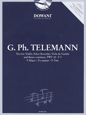 Telemann: Trio for Treble (Alto) Recorder, Viola, & Basso Continuo TWV42 F Major