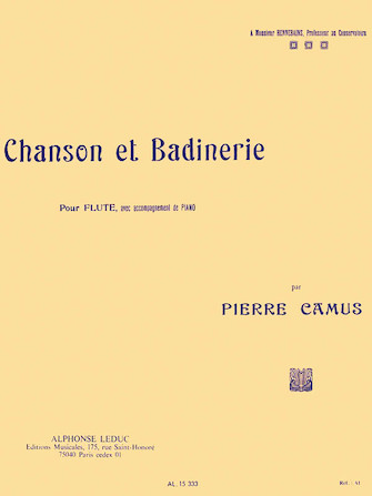 Chanson et Badinerie pour Flute Chanson et Badinerie pour Flute