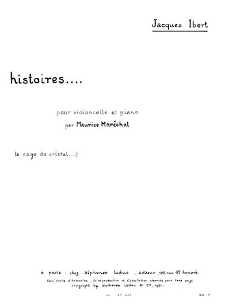 Histories…. – La Cage de Cristal