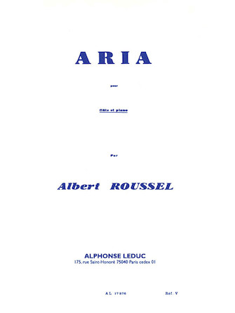 Aria pour Flute et Piano