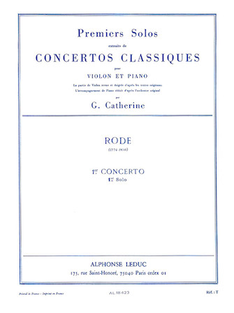 Premier Solos Concertos Classiques – Concerto No. 1, Solo No. 1