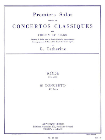 Premier Solos Concertos Classiques – Concerto No. 8, Solo No. 1