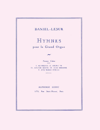 Hymnes pour le Grand Orgue – Volume 1