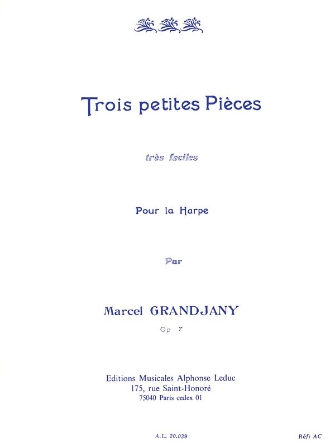 3 Petites Pièces Très Faciles Op. 7 3 Petites Pièces Très Faciles Op. 7