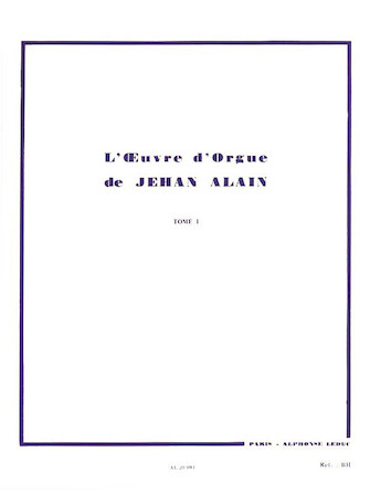 L’oeuvre D’orgue – Tome 1