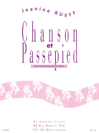 Chanson et Passepied Chanson et Passepied