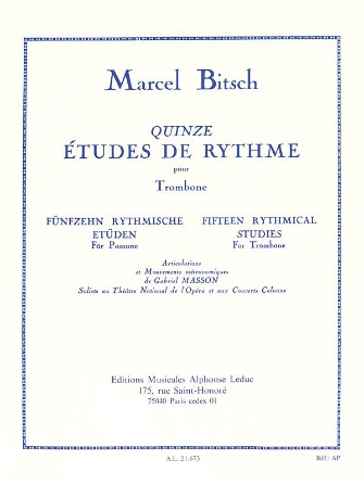 Fifteen Rhythmical Studies for Trombone