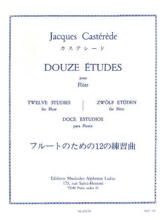 Douze Études Pour Flute