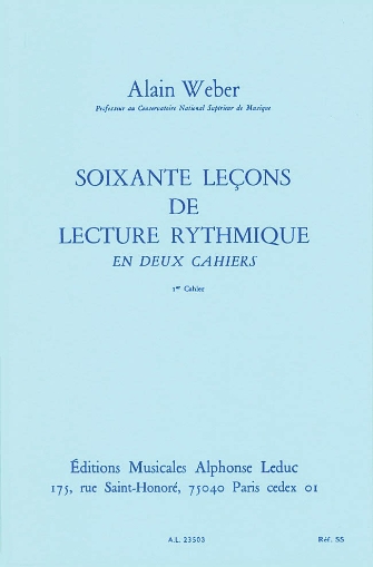 60 Lecons De Lecture Rythmique – Volume 1 60 Lecons De Lecture Rythmique – Volume 1