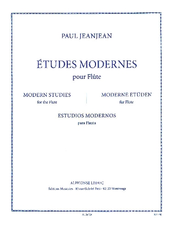 Études Modernes Pour Flute