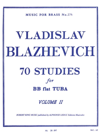 70 Studies for Bb Tuba – Volume II