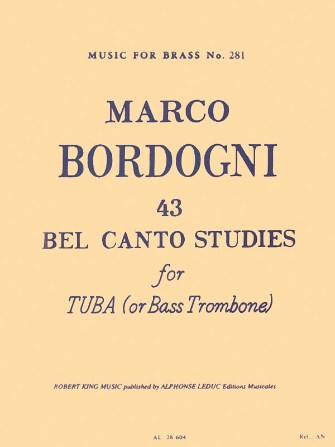 43 Bel Canto Studies ( Tuba/bass Trombone )