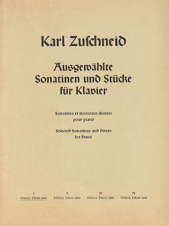 Ausgewählte Sonatinen und Stücke für Klavier Ausgewählte Sonatinen und Stücke für Klavier