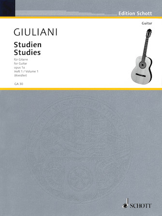 Studies for Guitar, Op. 1a – Volume 1