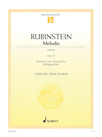 Melodie Op. 3 No. 1 Melodie Op. 3 No. 1
