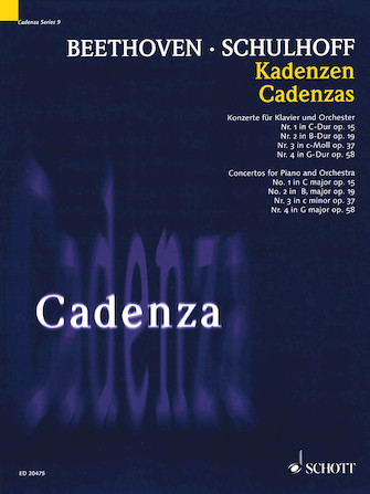 Cadenzas – Concertos for Piano and Orchestra Nos. 1-4 Cadenzas – Concertos for Piano and Orchestra Nos. 1-4