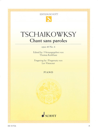 Chant sans paroles Op. 40 No. 6 Chant sans paroles Op. 40 No. 6
