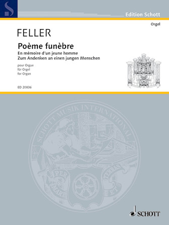 Poème funèbre - En Memoire D'un Jeune Homme Zum Andenken An Einen Jungen Menschen