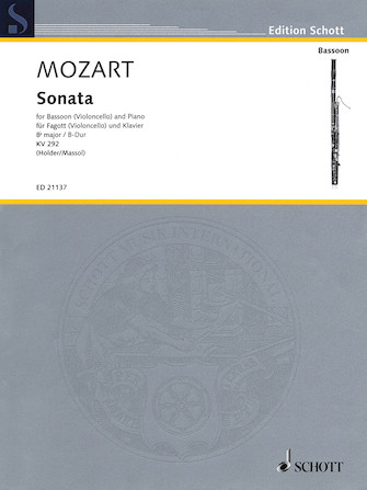 Wolfgang Amadeus Mozart – Sonata for Bassoon (Violoncello) and Piano in B-flat Major K. 292