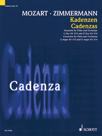 Cadenzas – Concertos for Flute and Orchestra G Major KV313 and D Major KV314
