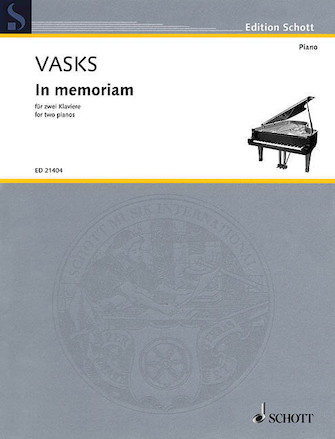 In Memoriam For 2 Pianos (performance Score Includes 2 Copies)