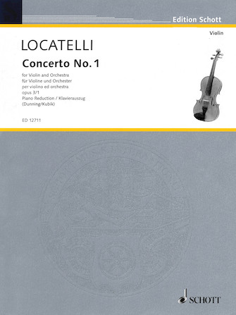 Concerto No. 1 for Violin and Orchestra Op. 3
