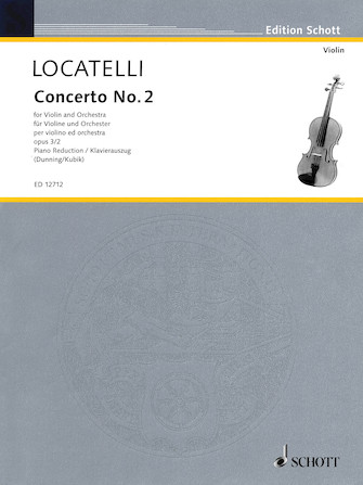 Concerto No. 2 for Violin and Orchestra Op. 3