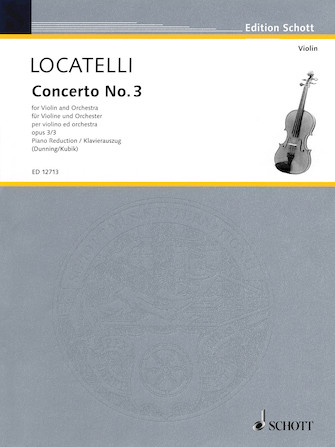 Concerto No. 3 for Violin and Orchestra Op. 3
