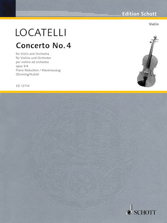 Concerto No. 4 for Violin and Orchestra Op. 3