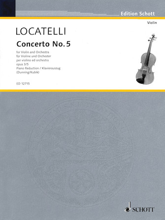 Concerto No. 5 for Violin and Orchestra Op. 3