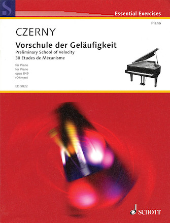 Preliminary School of Velocity Op. 849
