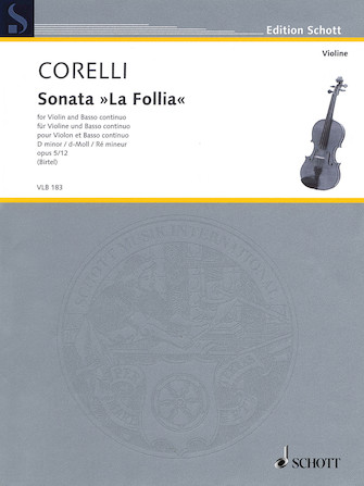 Sonata La Follia D minor Op. 5/12