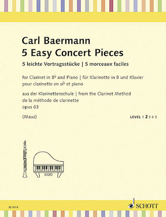 5 Easy Concert Pieces Op. 63