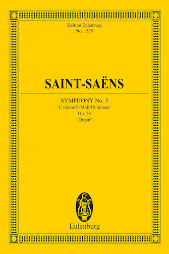 Symphony No. 3 in C minor Op. 78 Organ