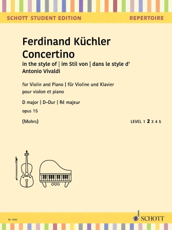 Concertino in D Minor Op. 15 Concertino in D Minor Op. 15