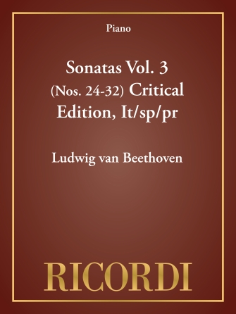 Sonatas Vol. 3 (Nos. 24-32) Critical Edition It/sp/pr Sonatas Vol. 3 (Nos. 24-32) Critical Edition It/sp/pr