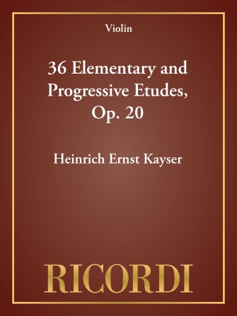 36 Elementary and Progressive Etudes Op. 20