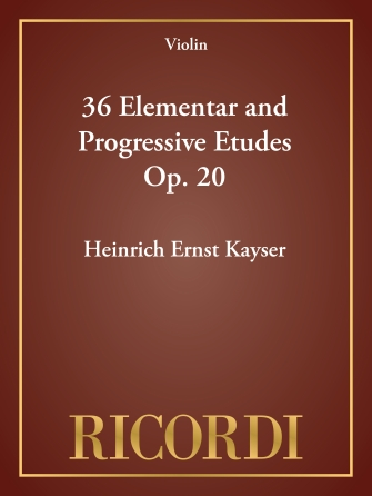 36 Elementar and Progressive Etudes Op. 20