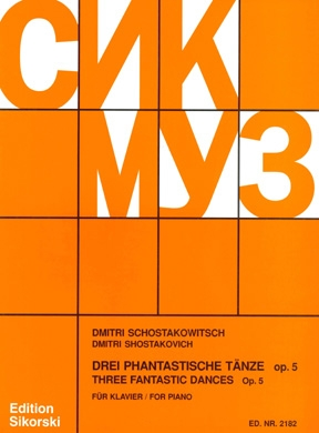 Three Fantasy Dances Op. 5 Three Fantasy Dances Op. 5