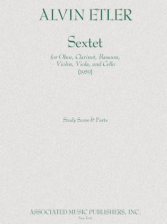 Sextet Ob/bn/vn/va/vc Parts 1959