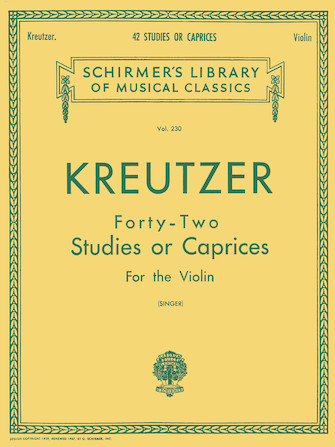 Kreutzer – 42 Studies or Caprices Kreutzer – 42 Studies or Caprices