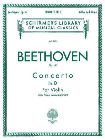 Concerto in D Major Op. 61 Concerto in D Major Op. 61