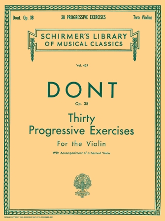 30 Progressive Exercises Op. 38
